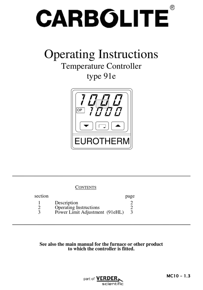 Carbolite 91e User manual