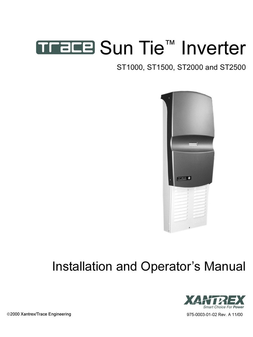Trace Sun Tie ST1000 Setup guide