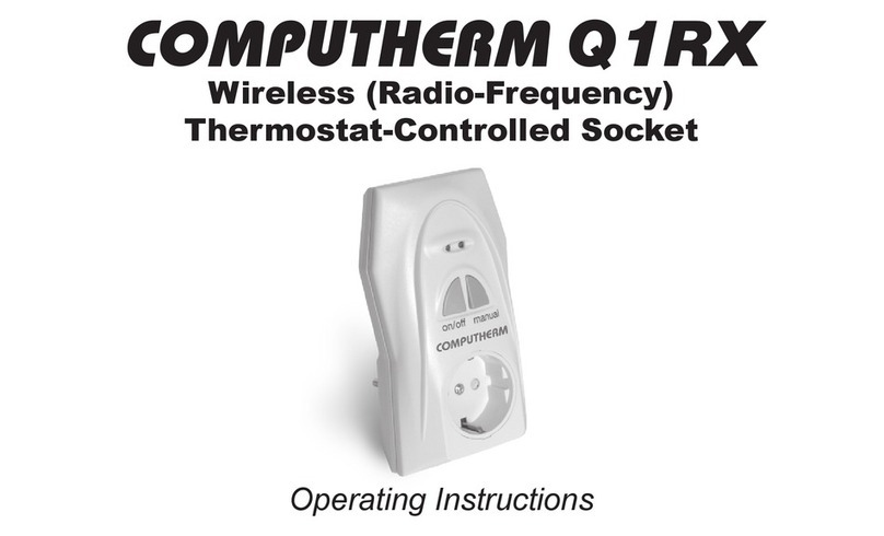 Computherm Q1RX operating instructions Computherm Q1RX operating instructions