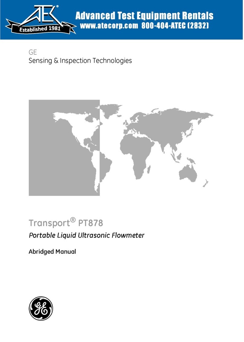 GE Transport PT878 User manual