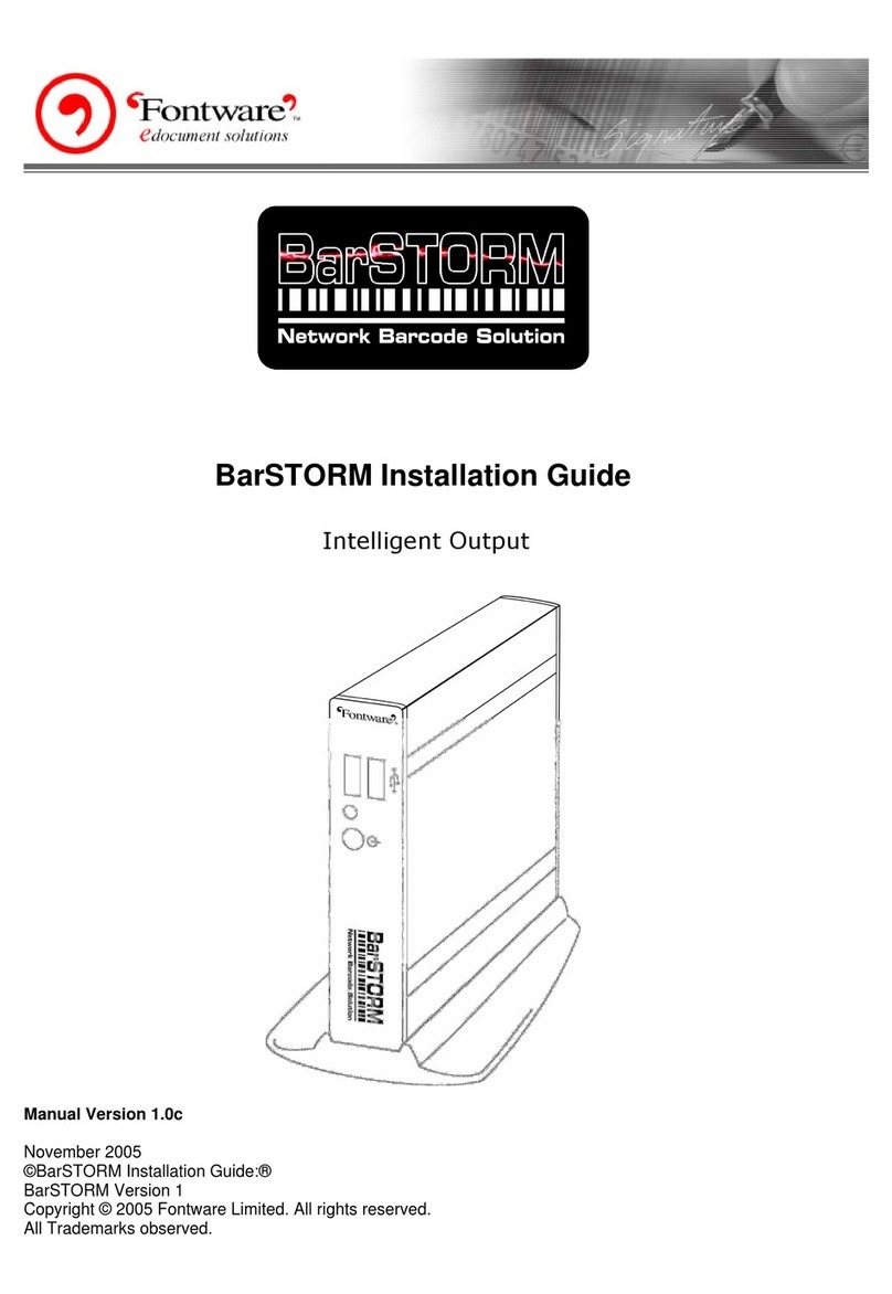 Fontware BarSTORM installation guide