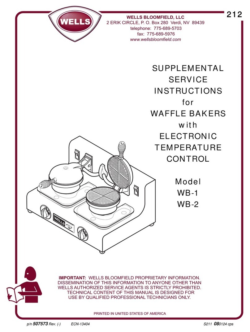Wells WB-2 Supplemental service instructions