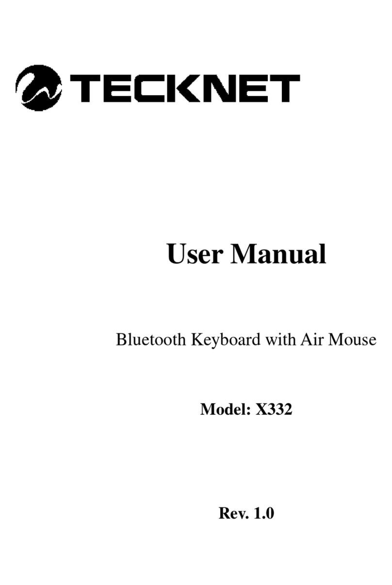 Tecknet X332 user manual