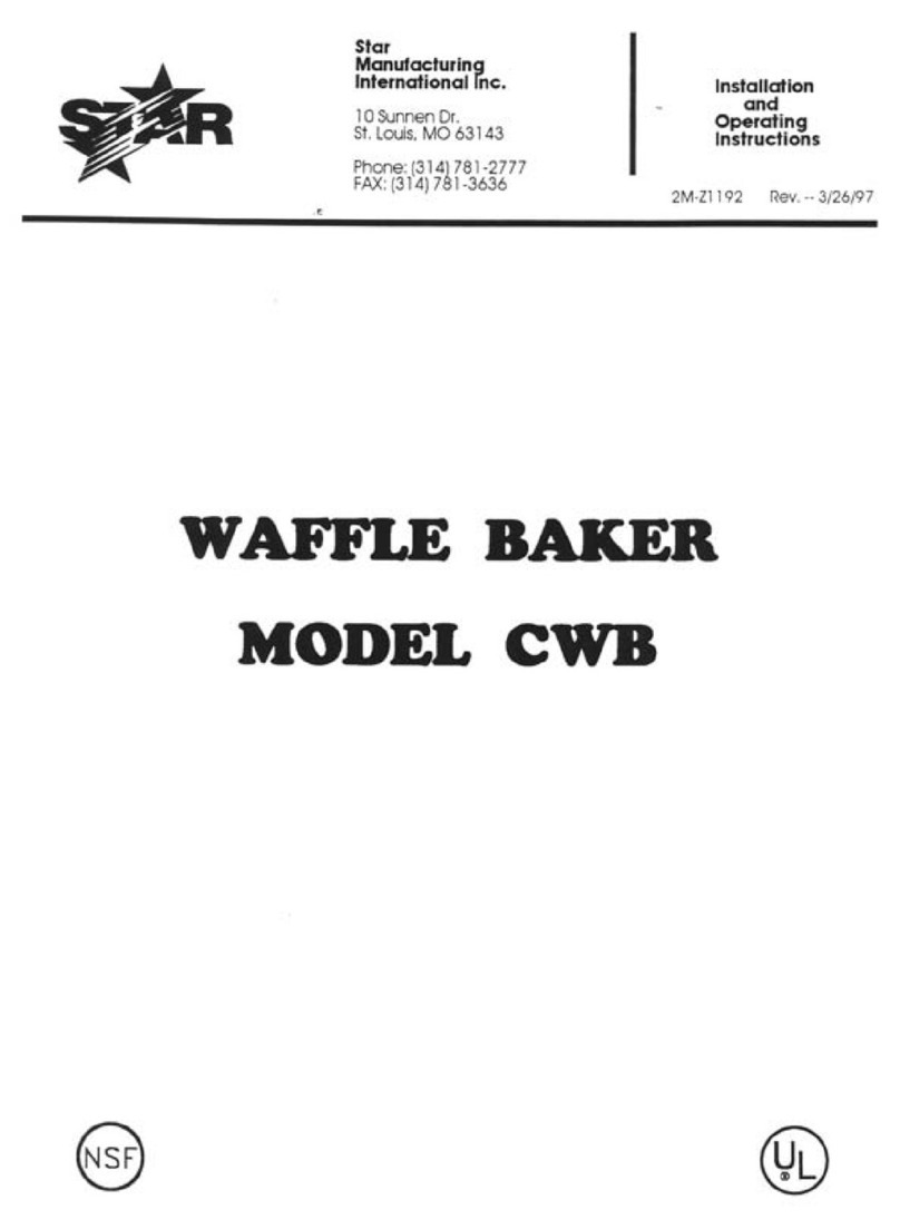 Star CBW Installation and operating instructions