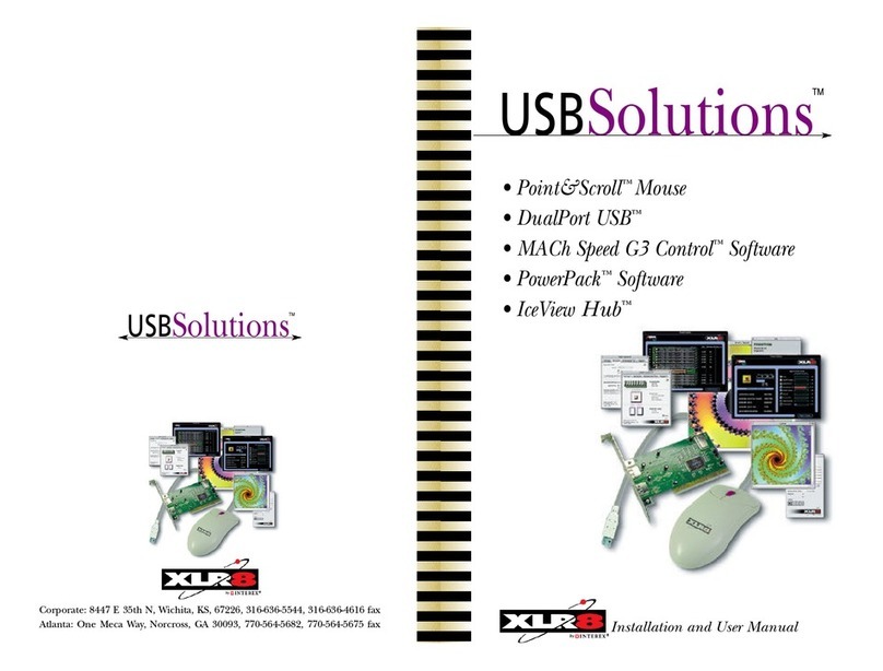 XLR8 Point&Scroll User manual