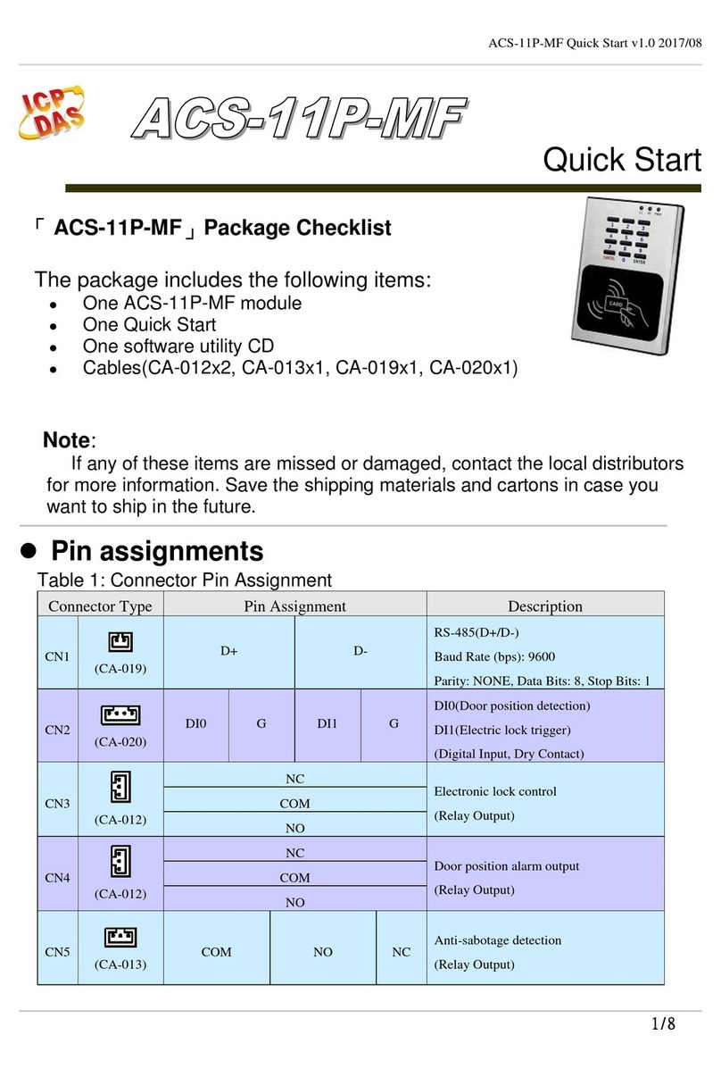ICP DAS USA ACS-11P-MF quick start
