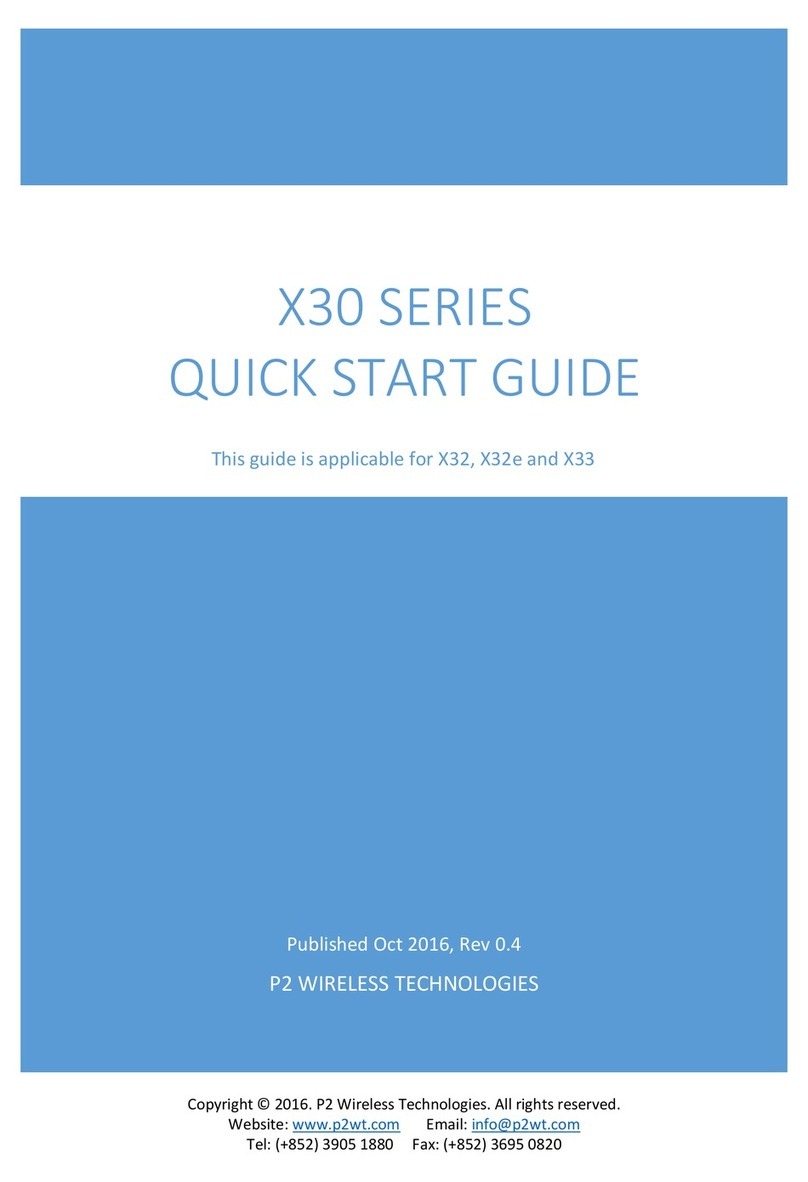 P2 Wireless Technologies MeshRanger X32 quick start guide