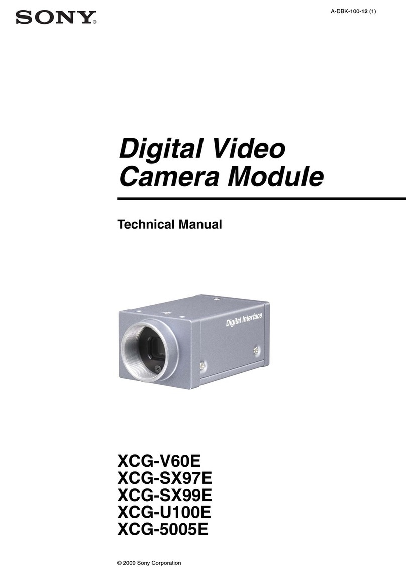 Sony XCG-V60E User manual