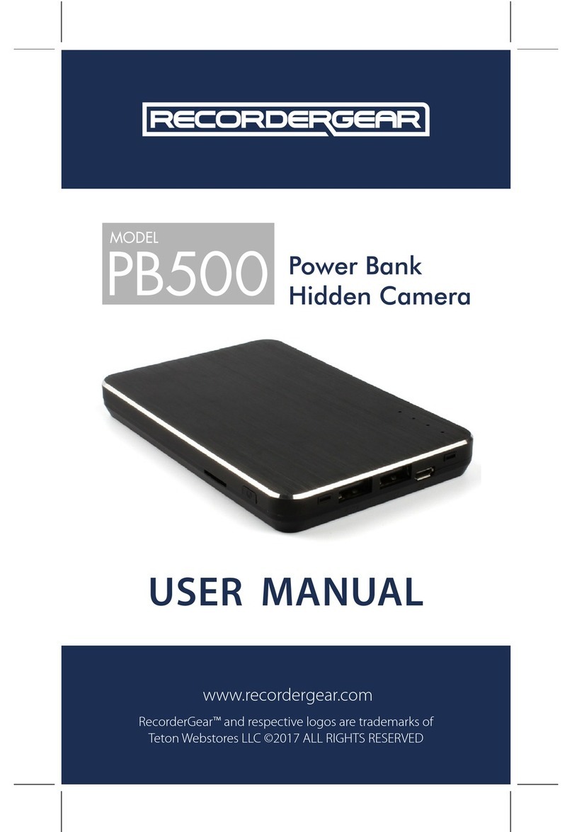 RecorderGear PB500 user manual