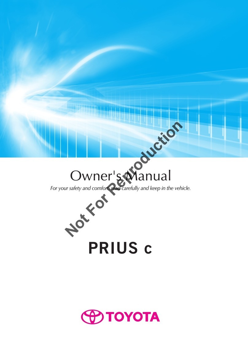 Toyota Prius C 2011 User manual