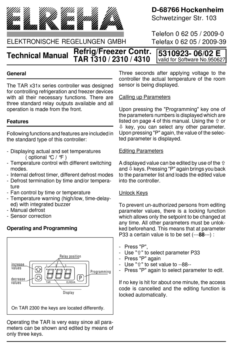 ELREHA TAR 1310 Technical manual ELREHA TAR 1310 Technical manual