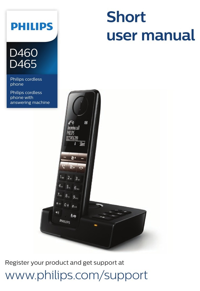 Philips D460 Product information sheet Philips D460 Product information sheet