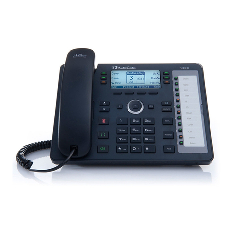 AudioCodes 420HD User manual