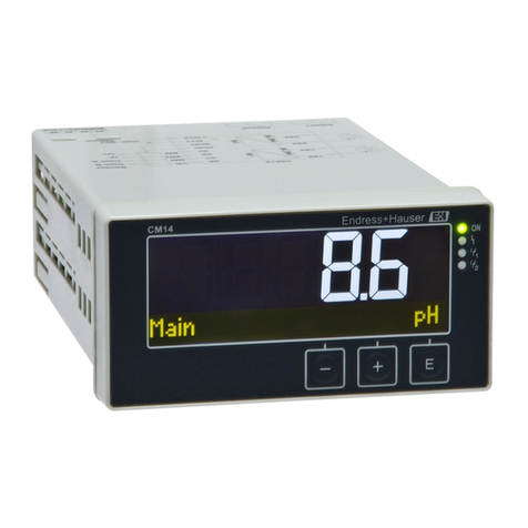 Endress+Hauser CM14 operating instructions