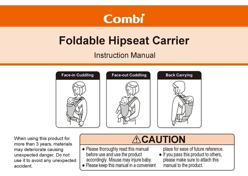 Combi Foldable Hipseat Carrier instruction manual