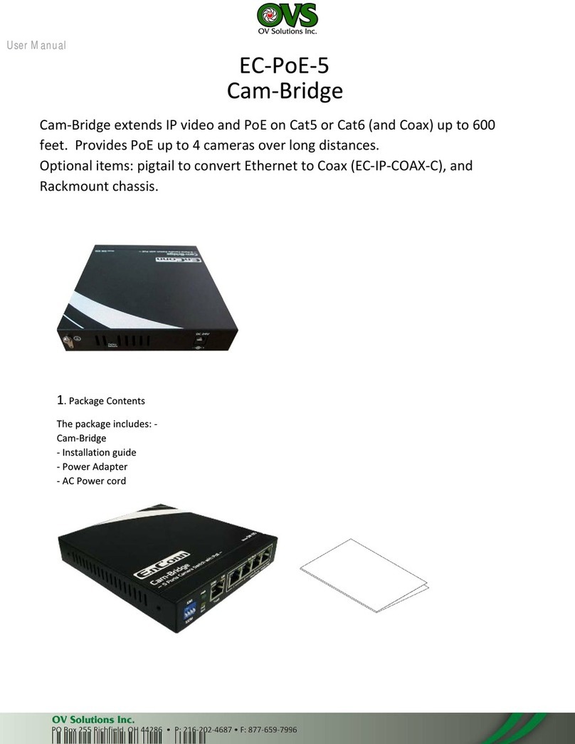 OV Solutions EC-PoE-5 user manual