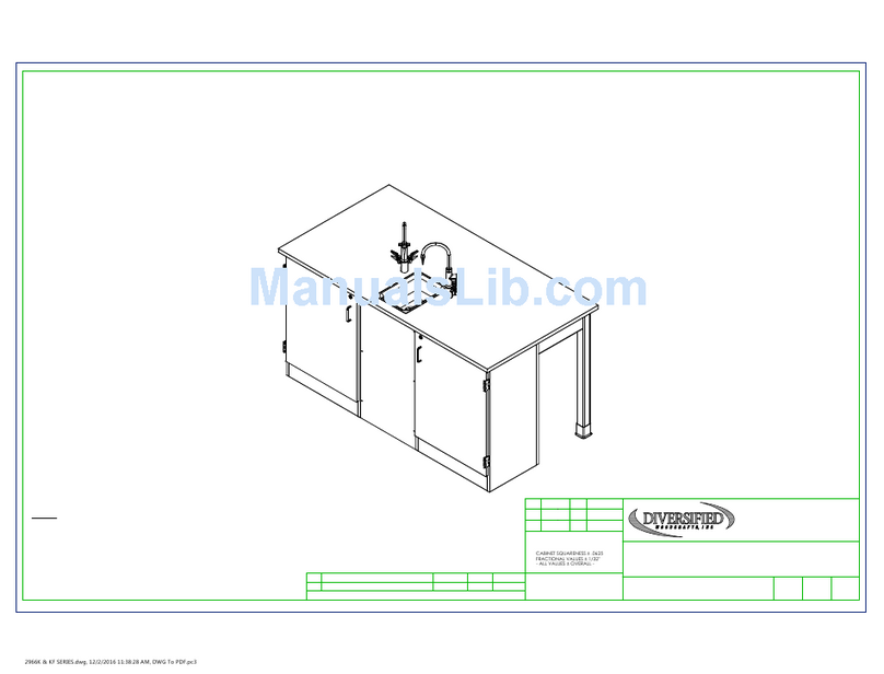 DIVERSIFIED 2924K Assembly instructions