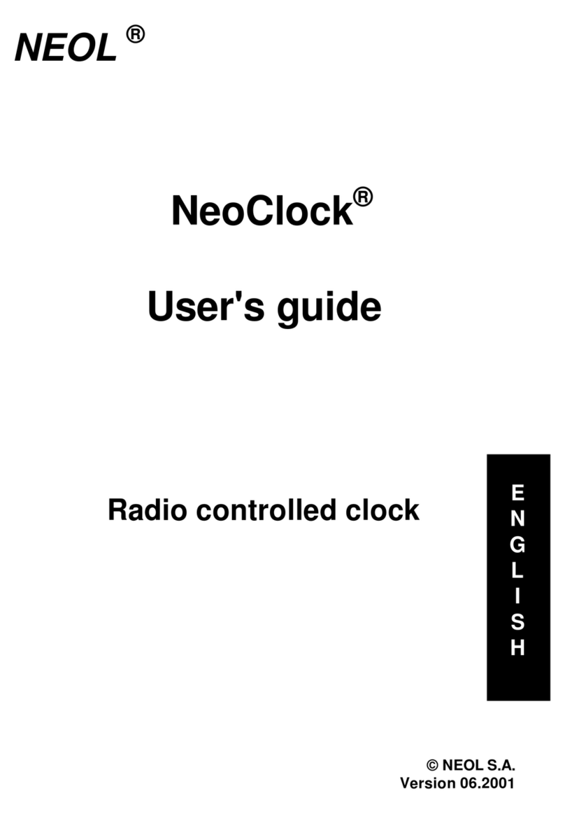 Neol NeoClock user guide