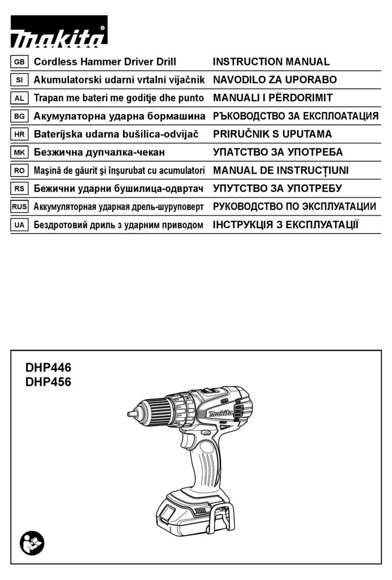 Makita DHP446 instruction manual