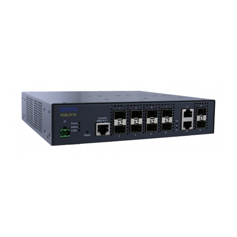 CTS FOS-3110 Series User manual