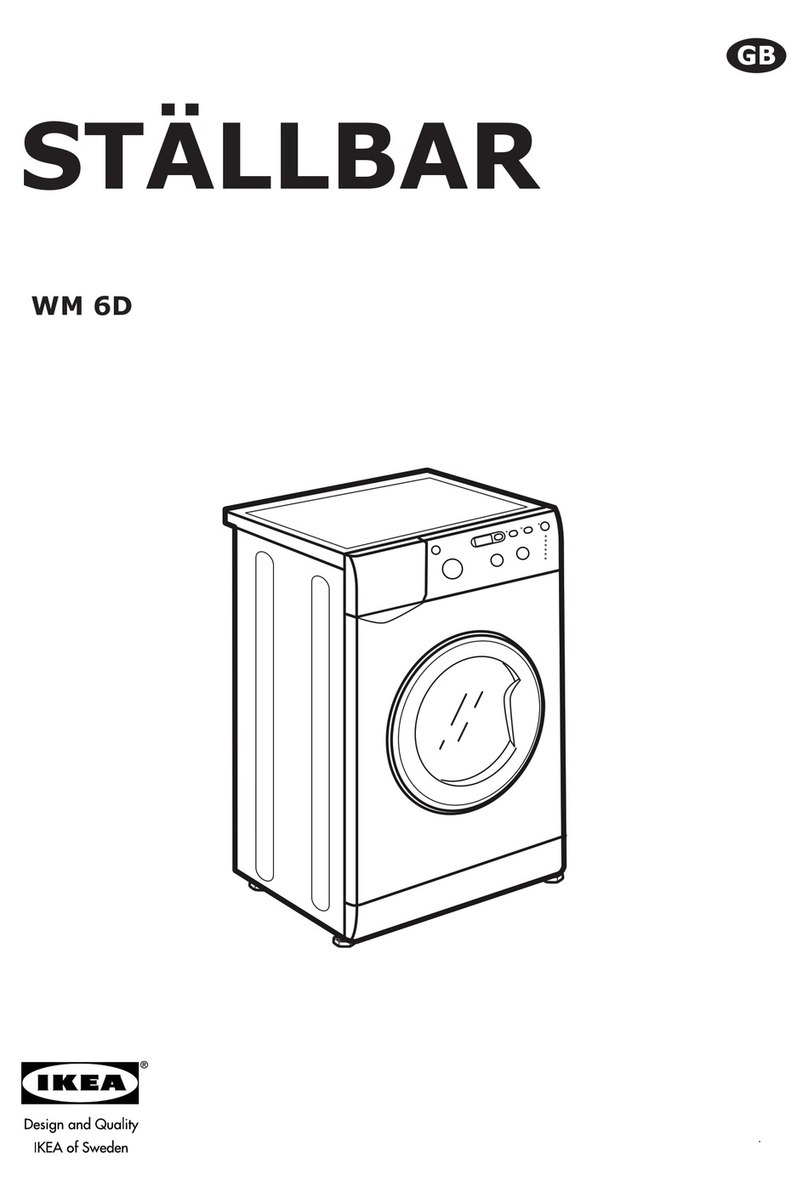 IKEA STALLBAR WM 6D user manual