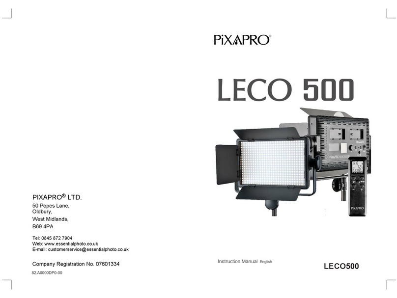 Pixapro LECO 500 User manual
