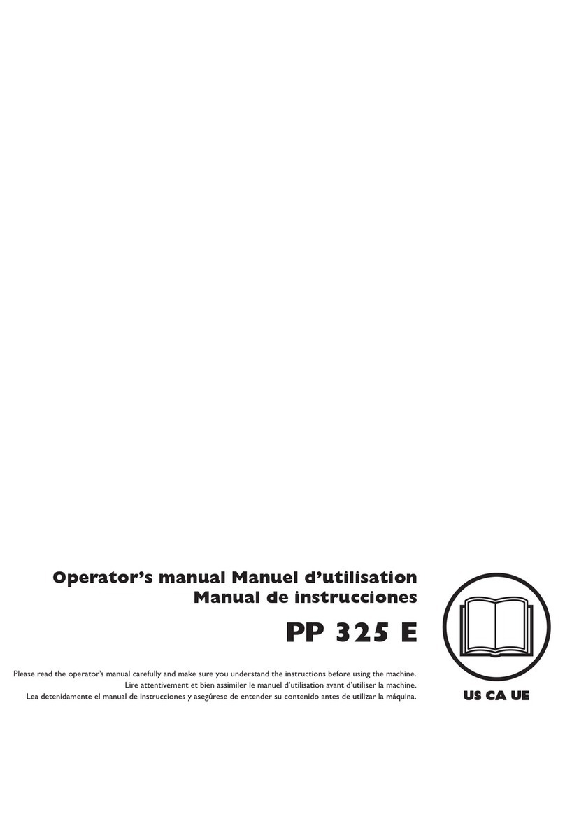 Husqvarna PP 325 E Operator's manual