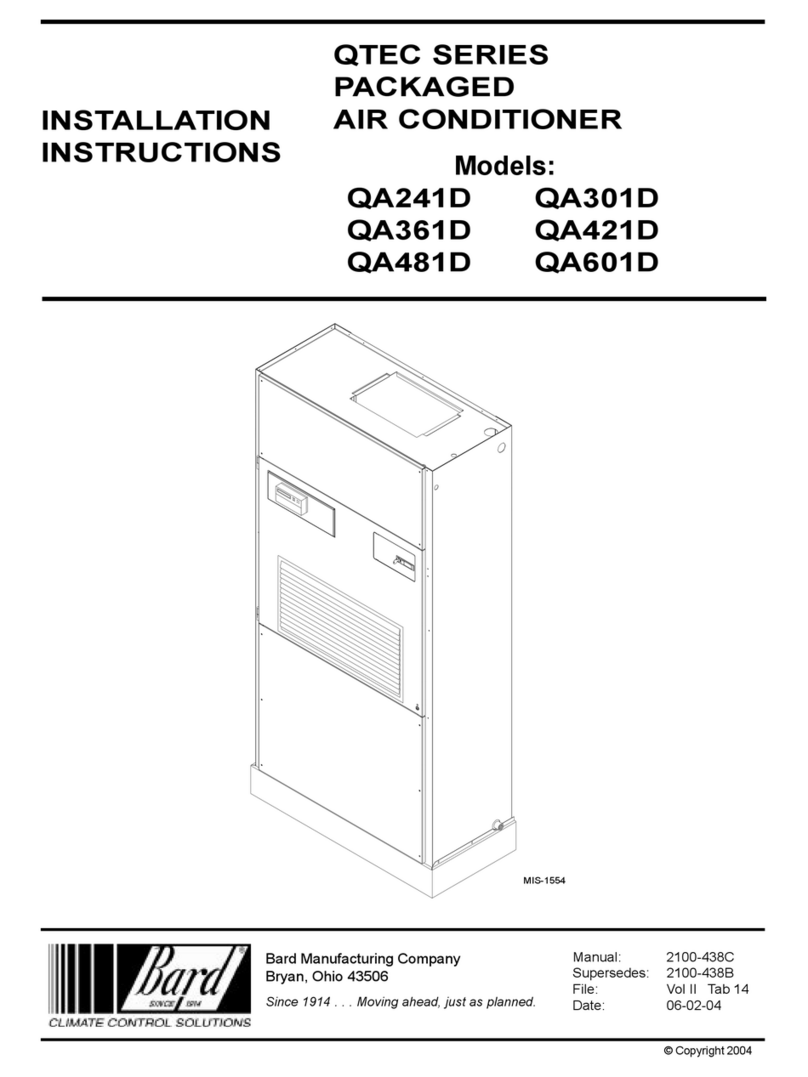 Bard QA241D User manual