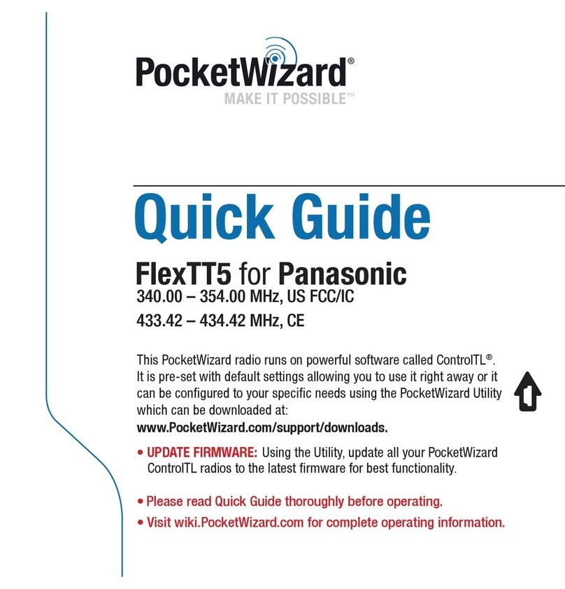 Pocket Wizard FlexTT5 quick guide
