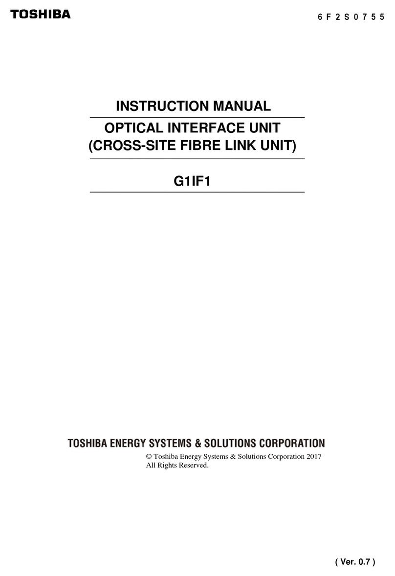 Toshiba G1IF1 instruction manual