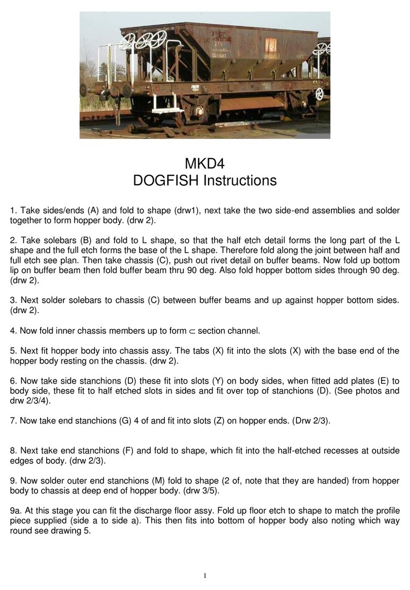 M&M Models MKD4 DOGFISH User manual