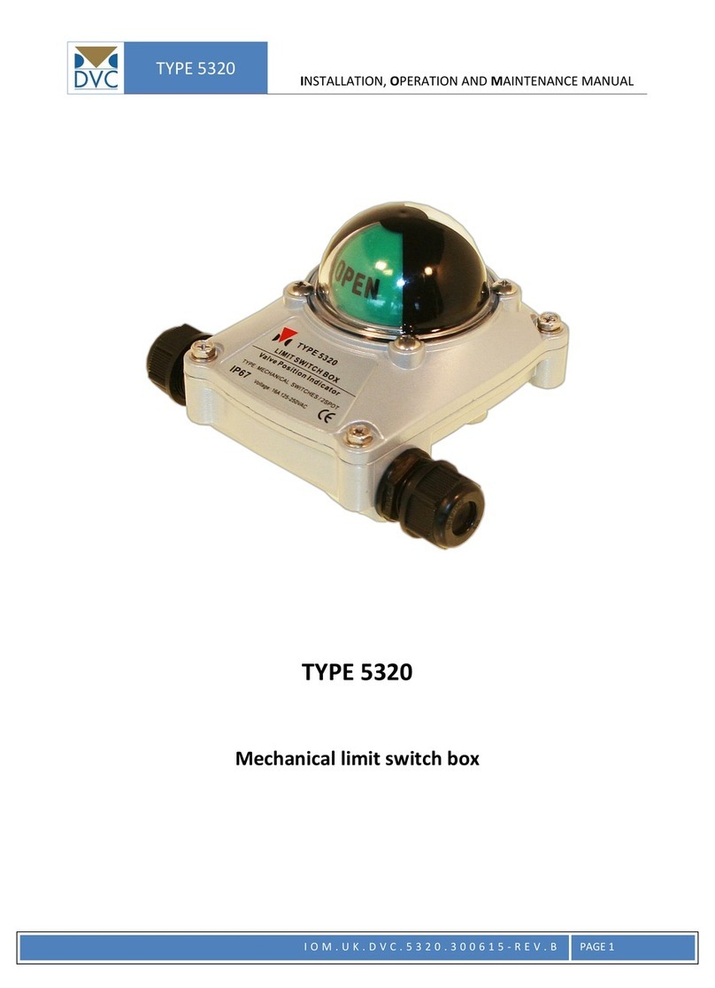 DVC 5320 Installation, operation and maintenance manual