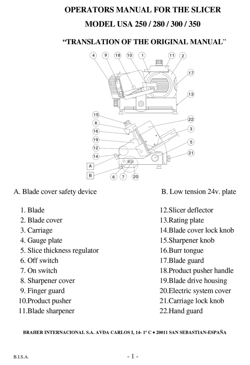 BRAHER USA 300 Operator's manual