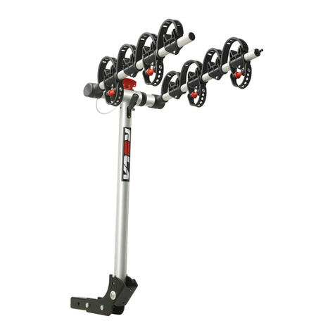Rola 4 Place Bike Carrier - Folding Assembly and installation instructions