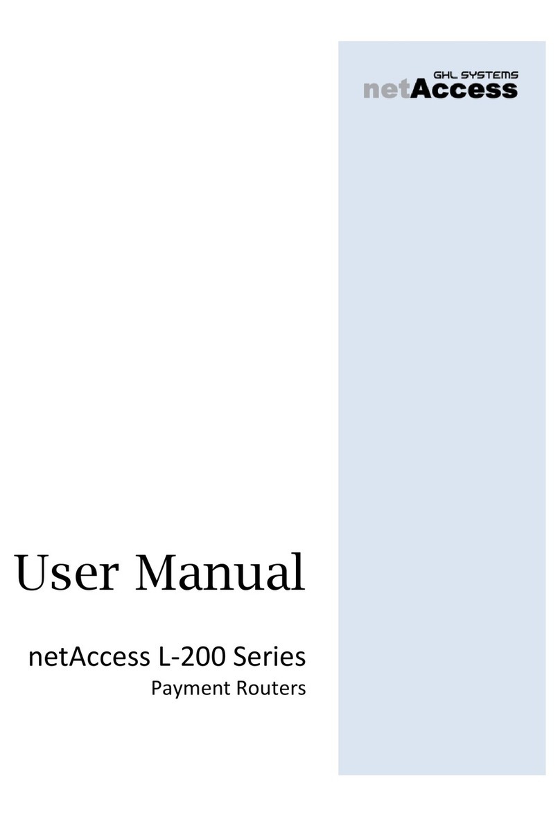 GHL Systems netAccess L-50 user manual