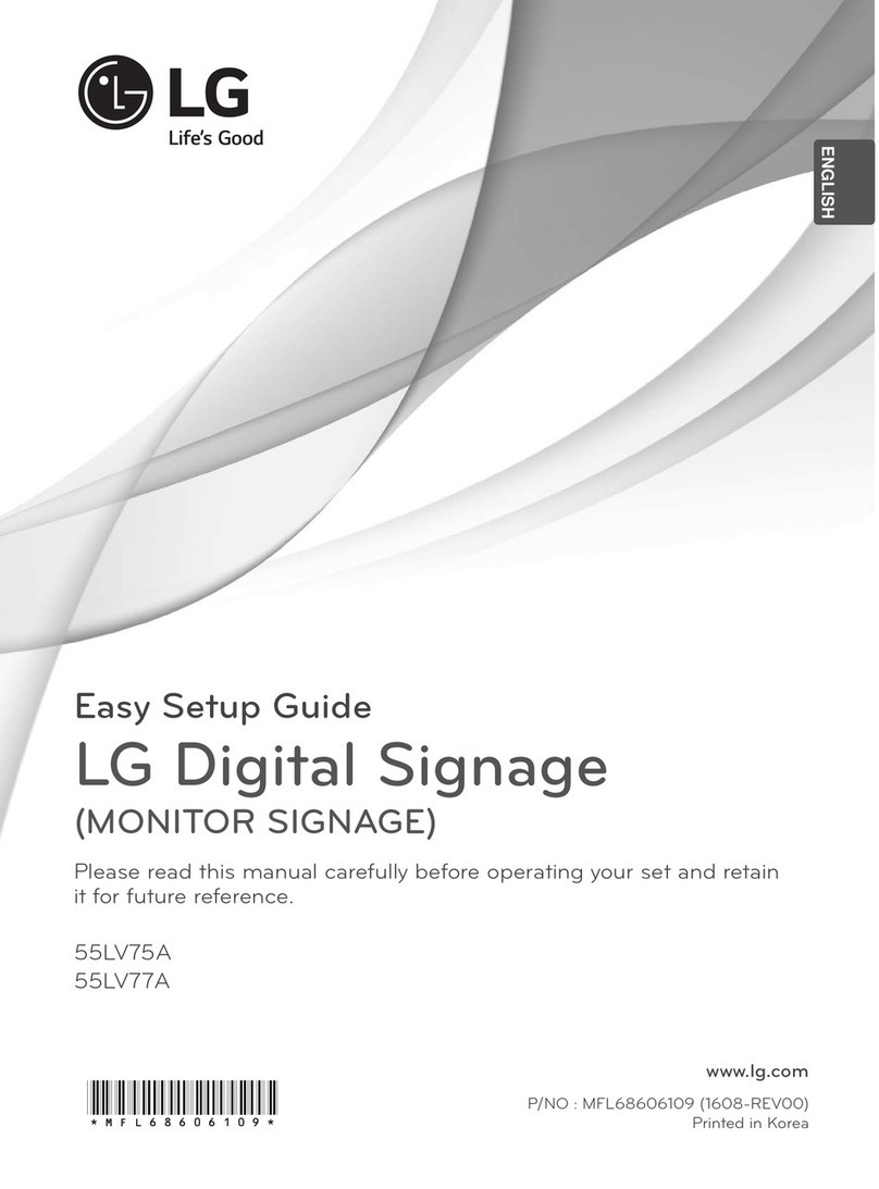 LG 55LV75A Quick start guide