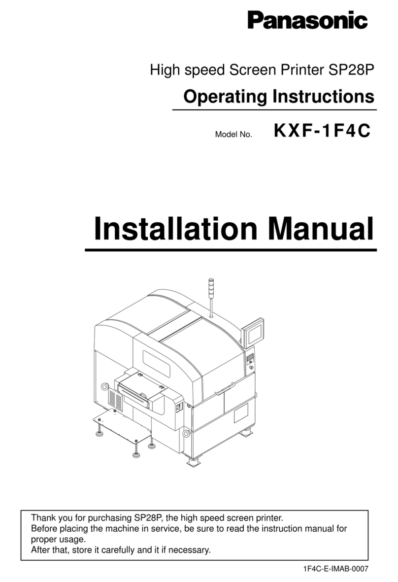 Panasonic SP28P Operating instructions and installation manual