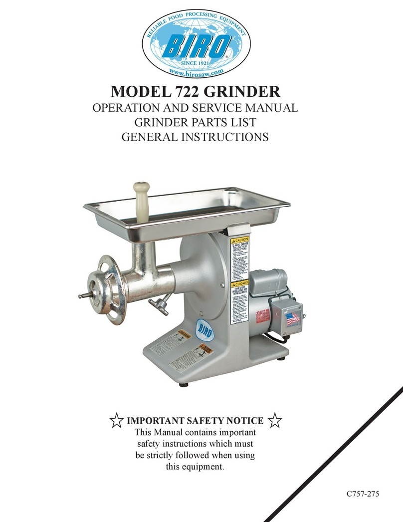 BIRO 722 Operation manual