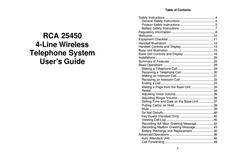 RCA 25450 User manual