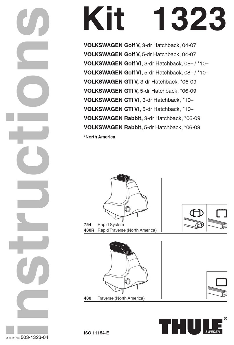 Thule 1323 User manual