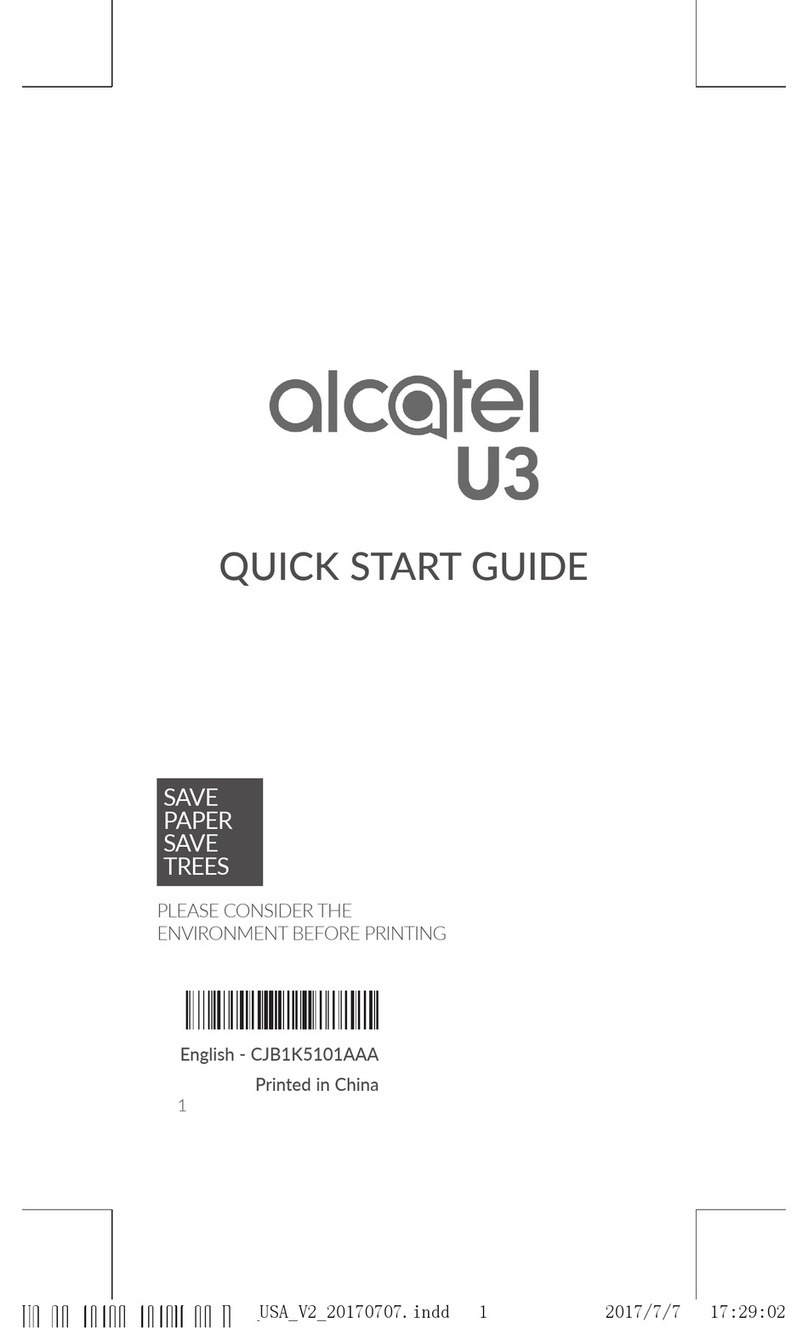 Alcatel U3 User manual