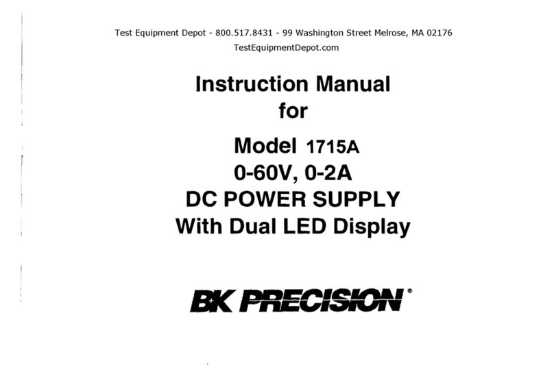 B+K precision 1715A User manual