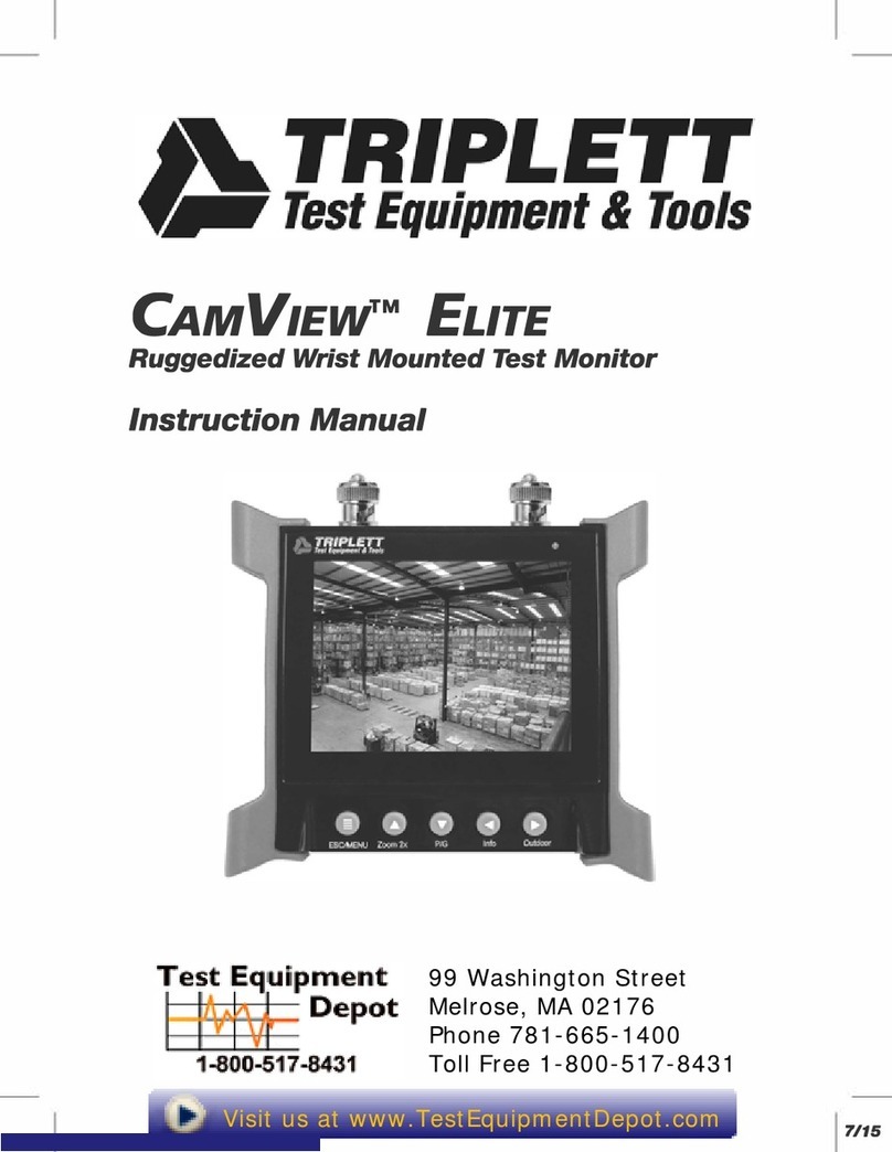 Triplett CamView Elite User manual