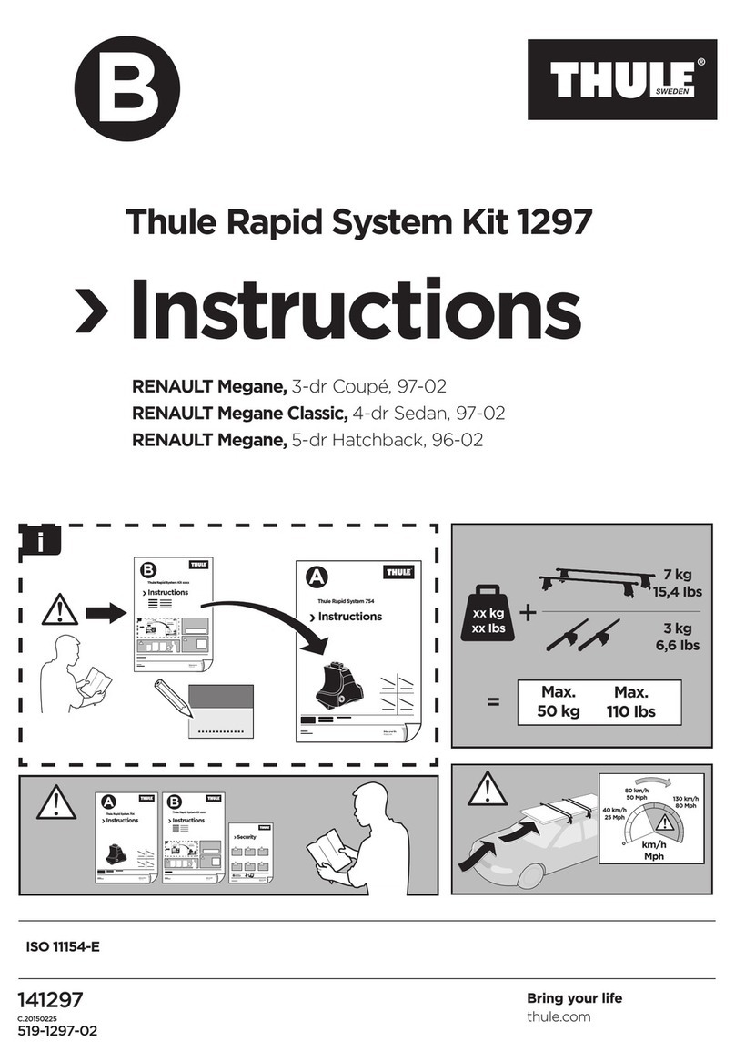 Thule 1297 User manual