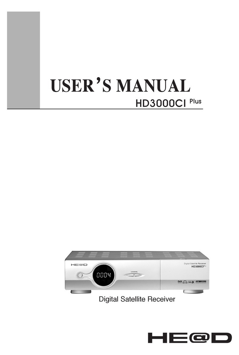 HEAD HD3000CI Plus user manual