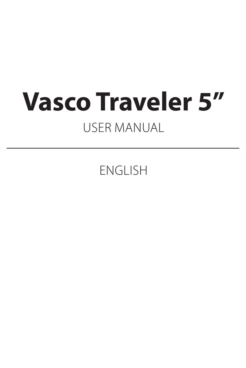 Vasco Electronics Traveler 5 inch user manual