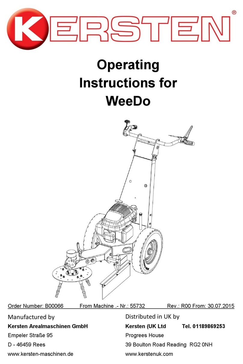 Kersten WeeDo operating instructions
