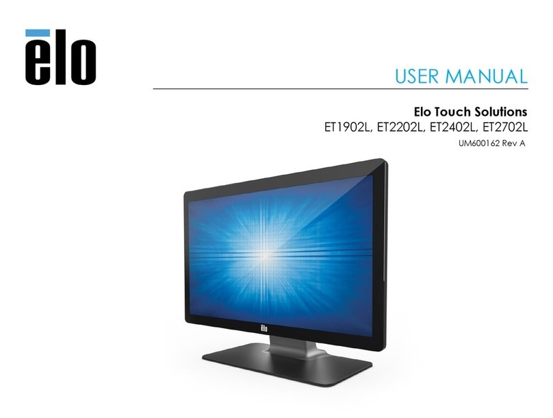 Elo Touch Solutions ET1902L User manual
