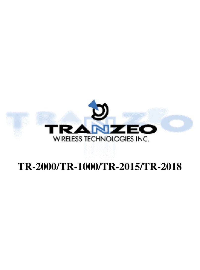 Tranzeo Wireless Technologies TR-2000 manual