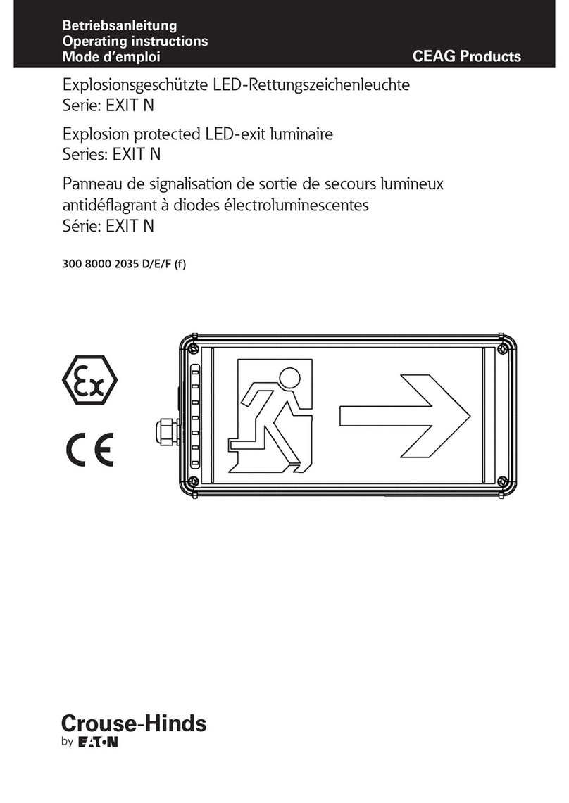 Eaton EXIT N Series operating instructions